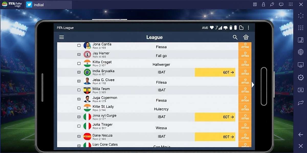FIFA Mobile Manager Tips - Indian League FIFA Mobile Manager league interface showing Indian league members