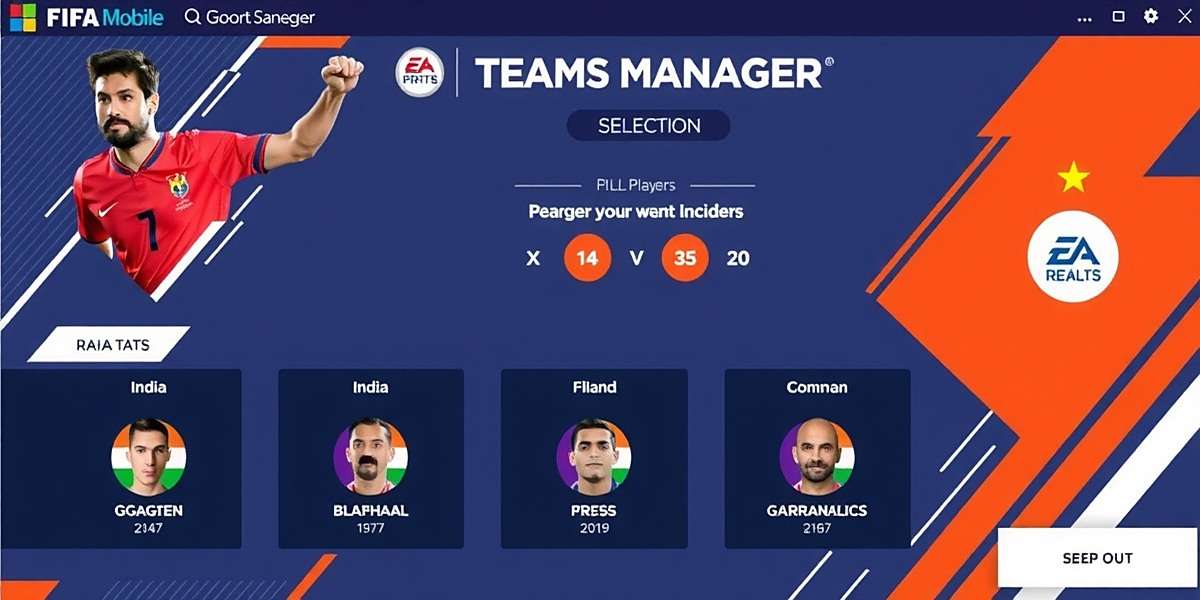 FIFA Mobile Manager Tips - Team Selection FIFA Mobile Manager team selection screen with Indian players