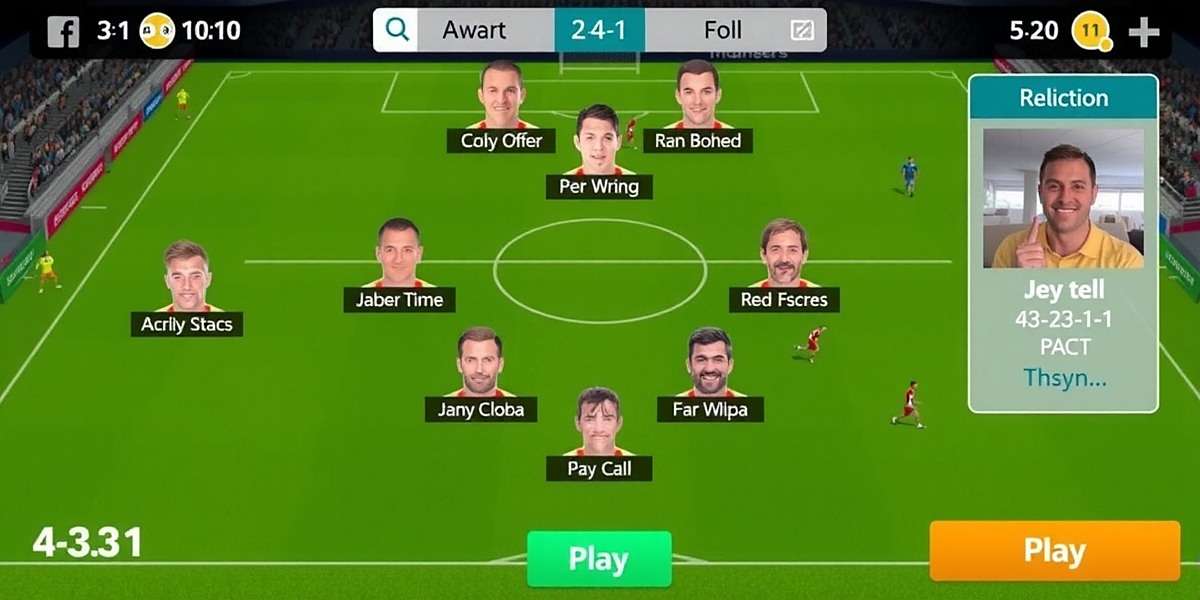FIFA Mobile Manager Tips - Best Formation FIFA Mobile Manager tactics screen showing 4-2-3-1 formation